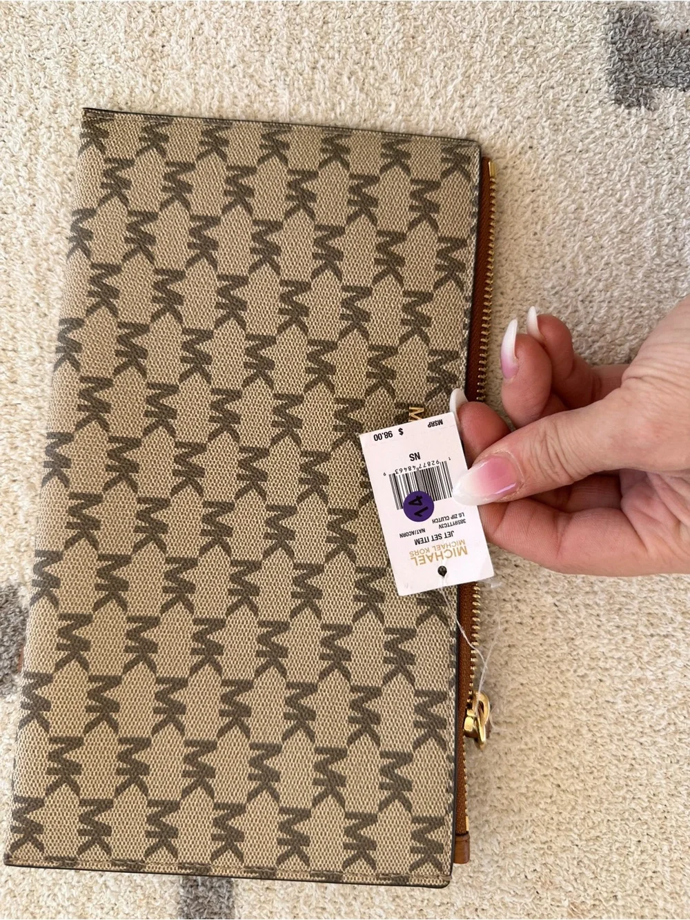 Michael Kors jet set pouch